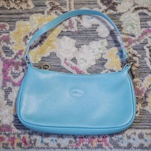 Vintage Longchamp Leather Baguette Bag